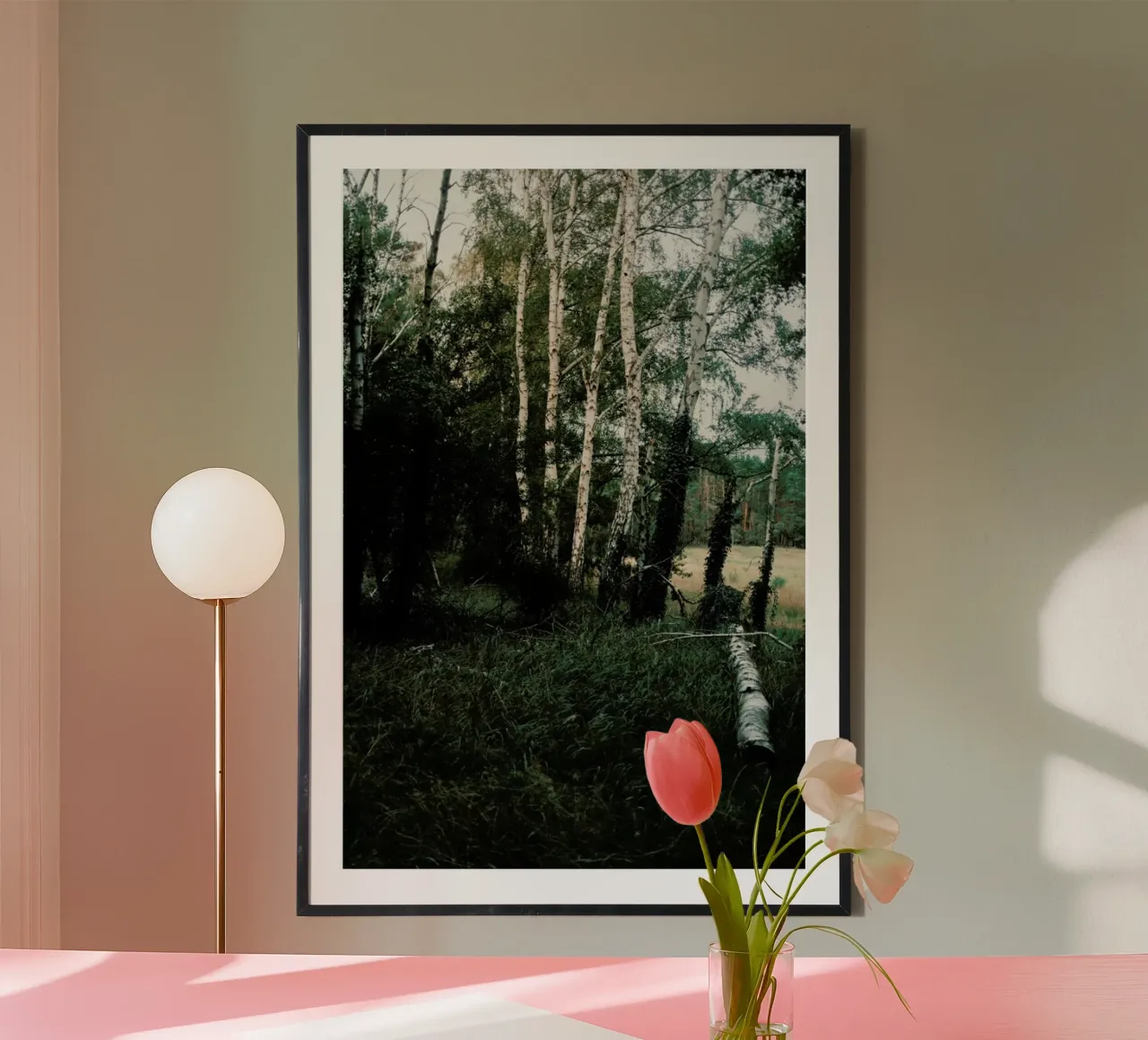 Forest Scene carta hahnemühle da Sebastian Hilgetag