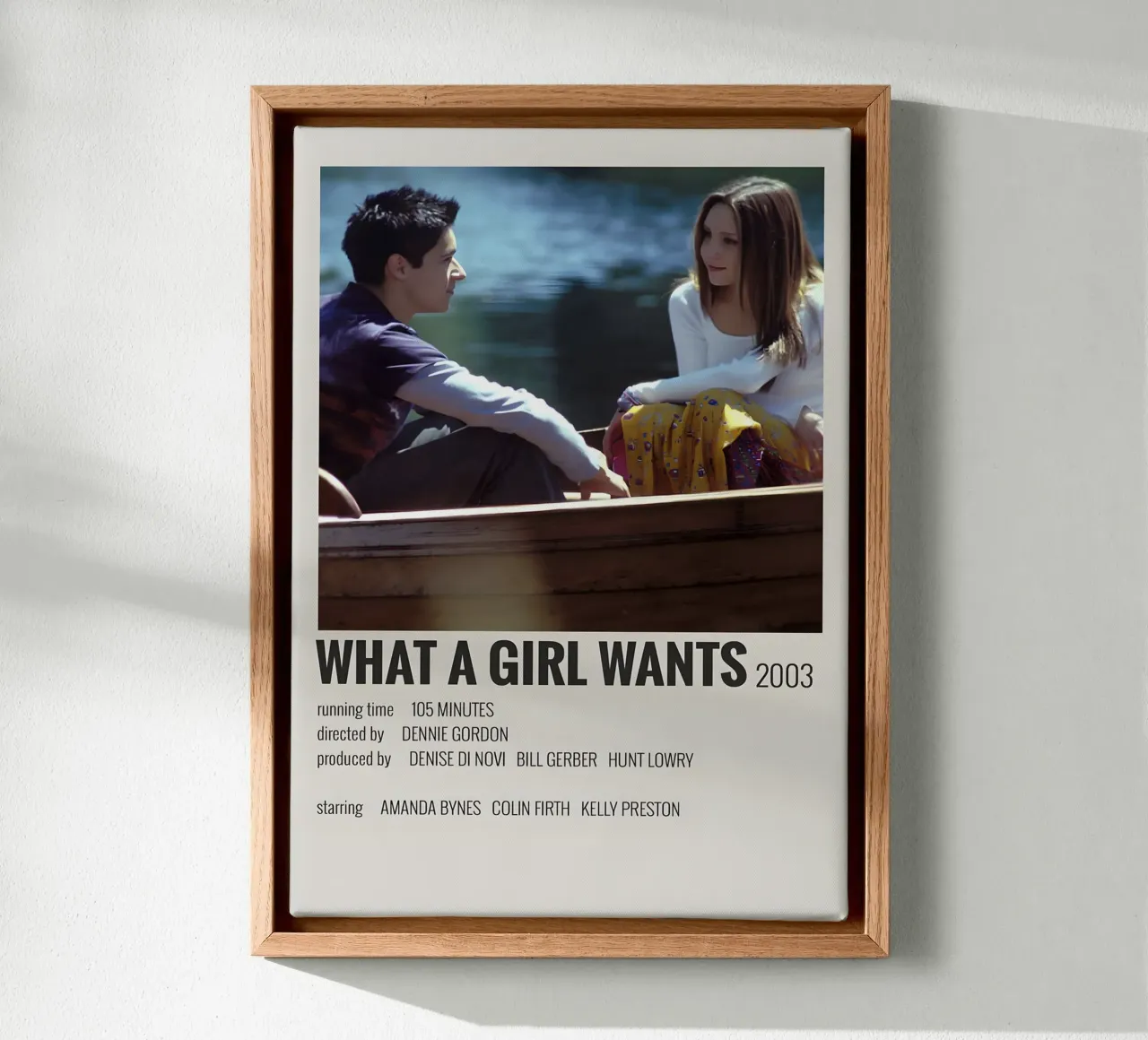 WHAT A GIRL WANTS 2003 canvas by MVFminimalist