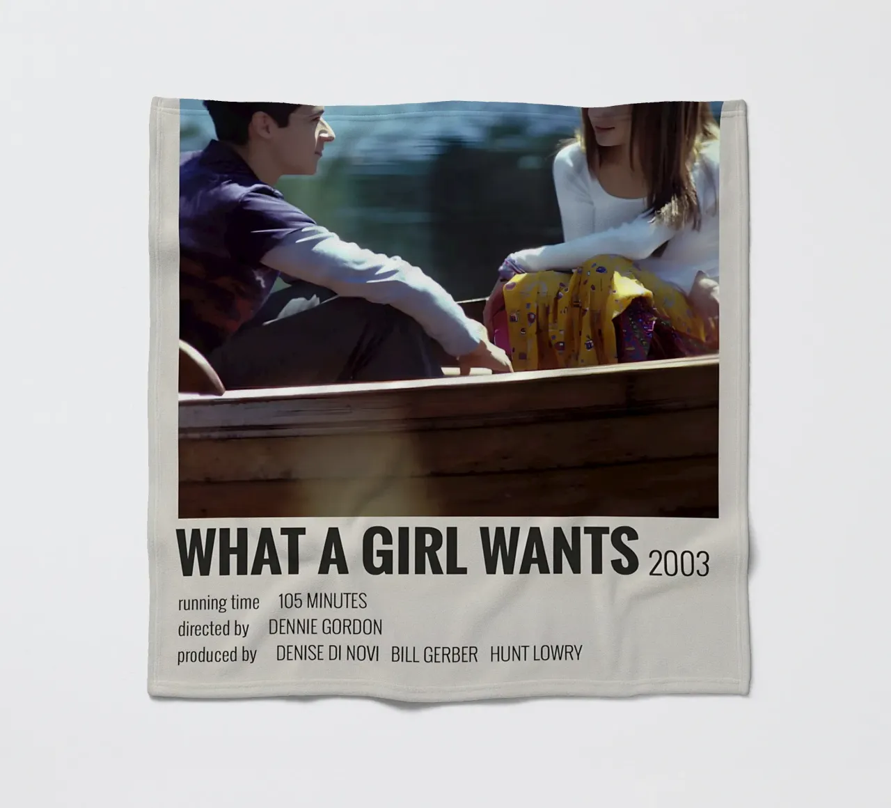 WHAT A GIRL WANTS 2003 coperta in pile da MVFminimalist