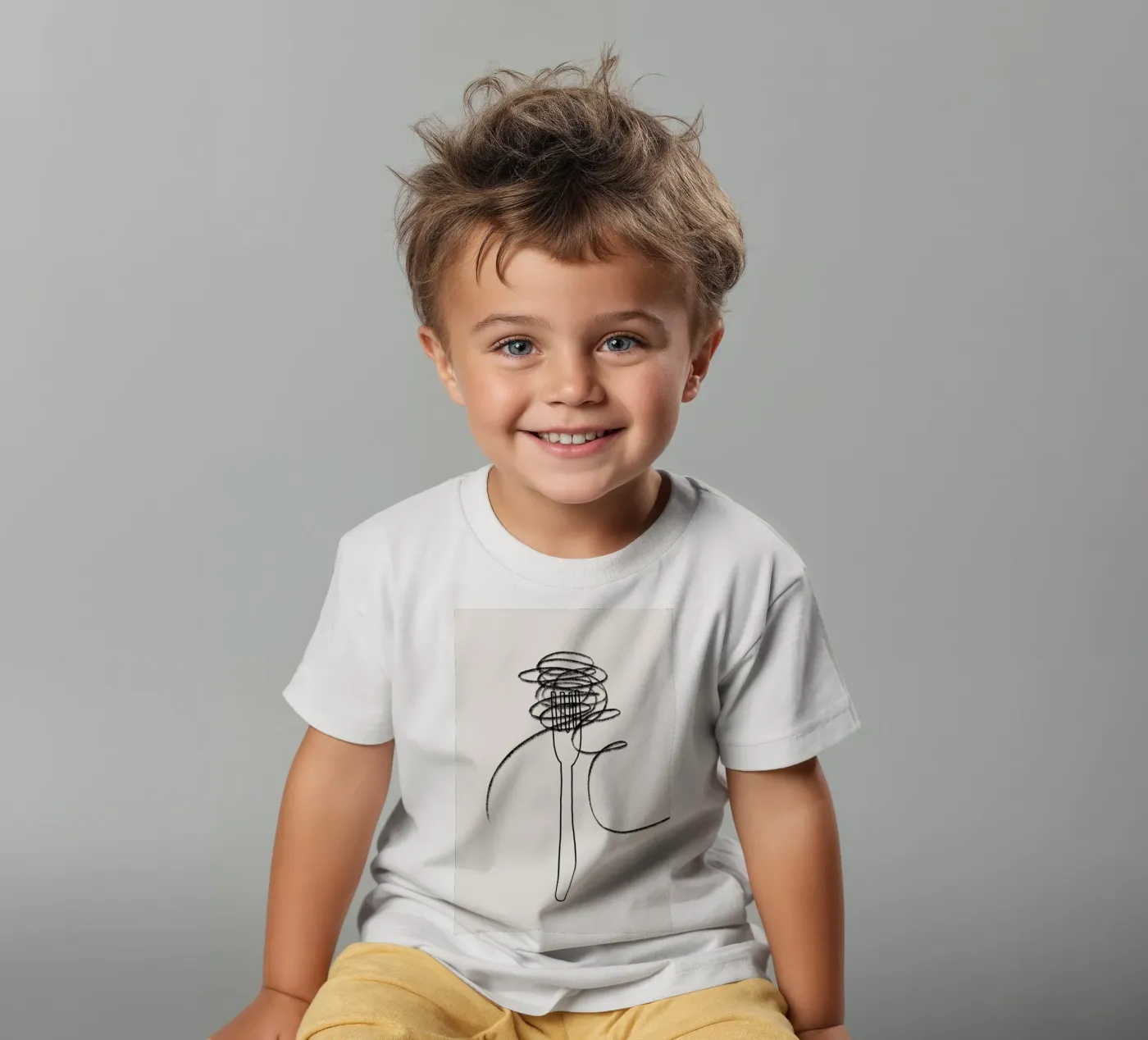 Pasta t-shirt bambini da Pure