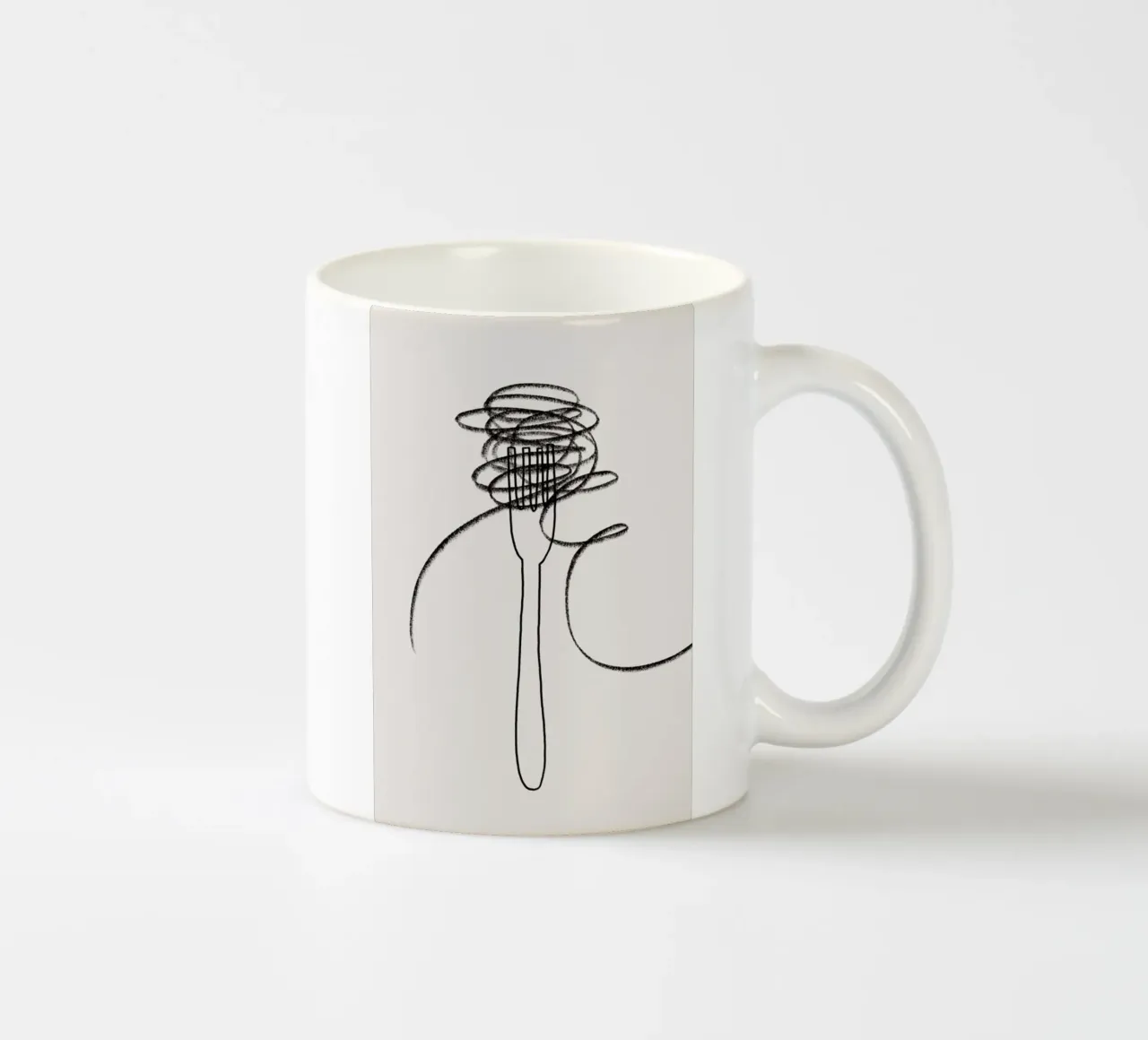 Pasta tazza in ceramica da Pure