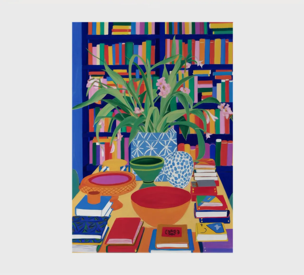 Library Table Abundance notebook by Haven Fantasy