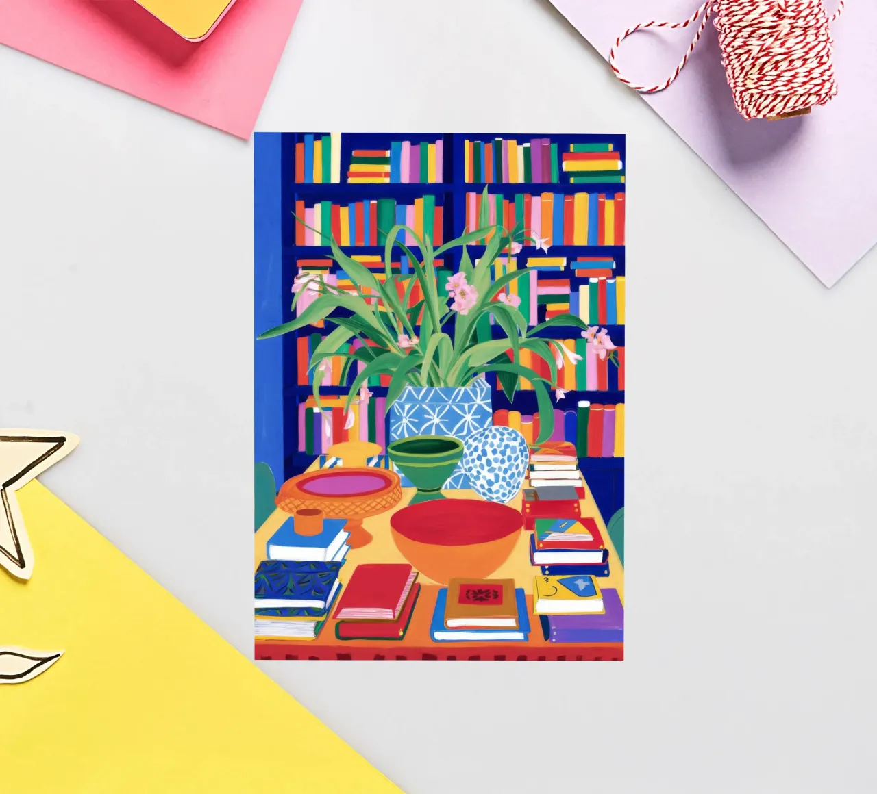 Library Table Abundance sticker by Haven Fantasy
