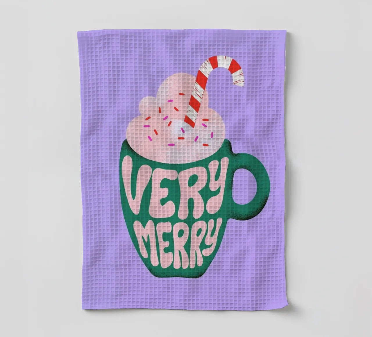 Very Merry Geschirrtuch von Studio One
