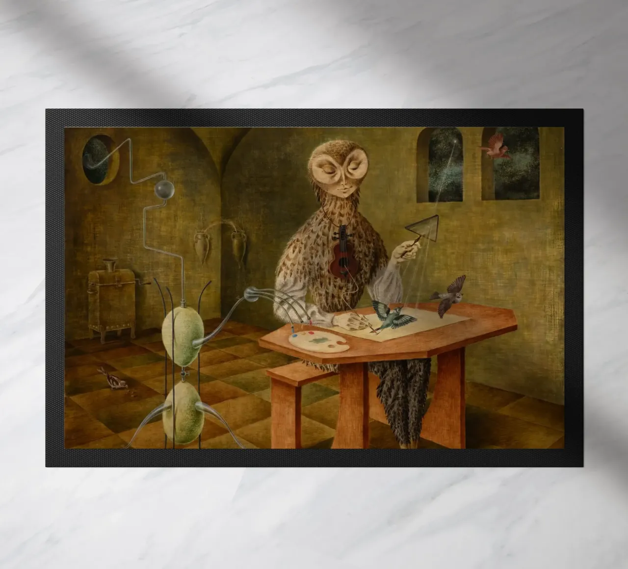 Creazione degli uccelli, 1957 zerbino da Alexandra Sutton