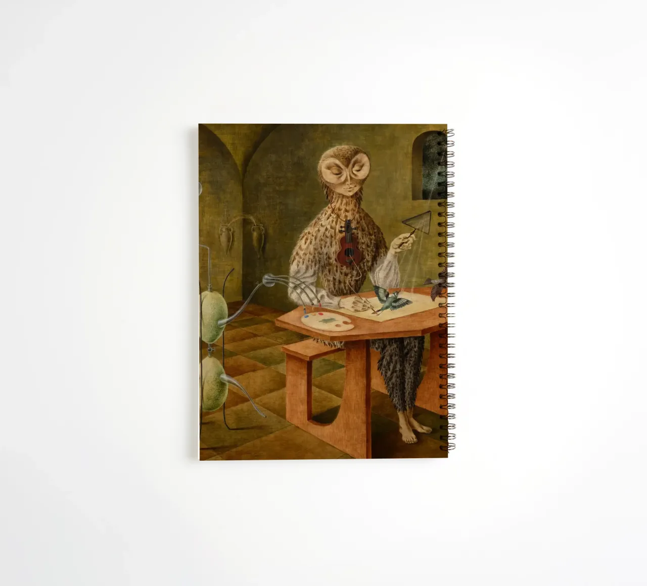 Creation of the Birds, 1957 spiral notebook by Alexandra Sutton