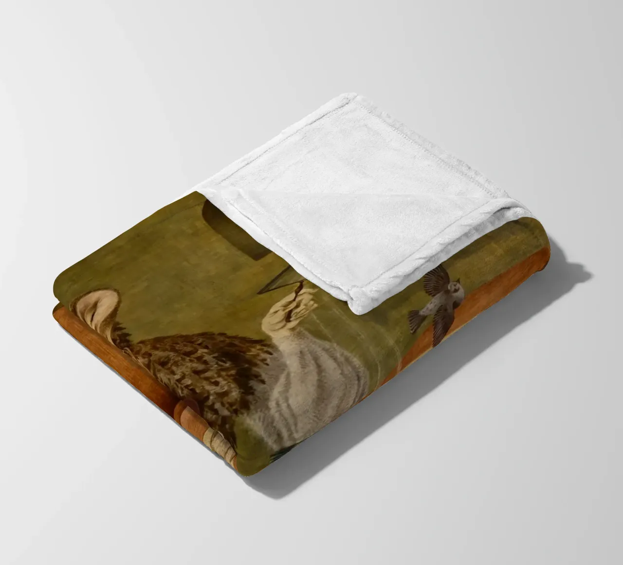 Creation of the Birds, 1957 fleece blanket by Alexandra Sutton