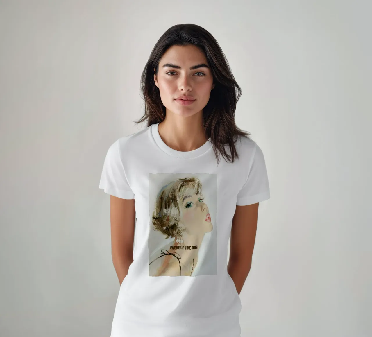 I Woke Up Like This t-shirt da Gallery Print and Art Limited