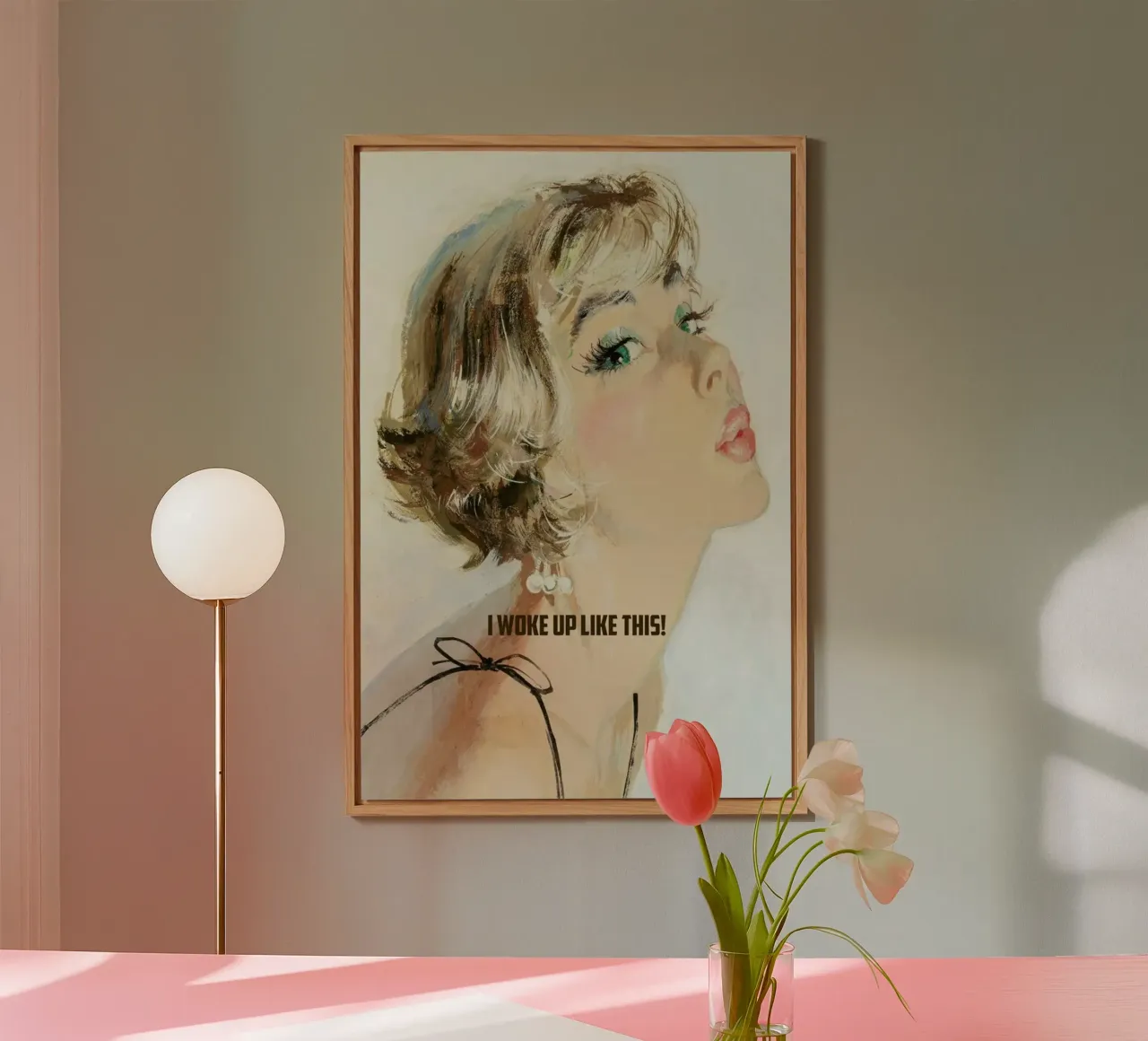 I Woke Up Like This alluminio dibond da Gallery Print and Art Limited