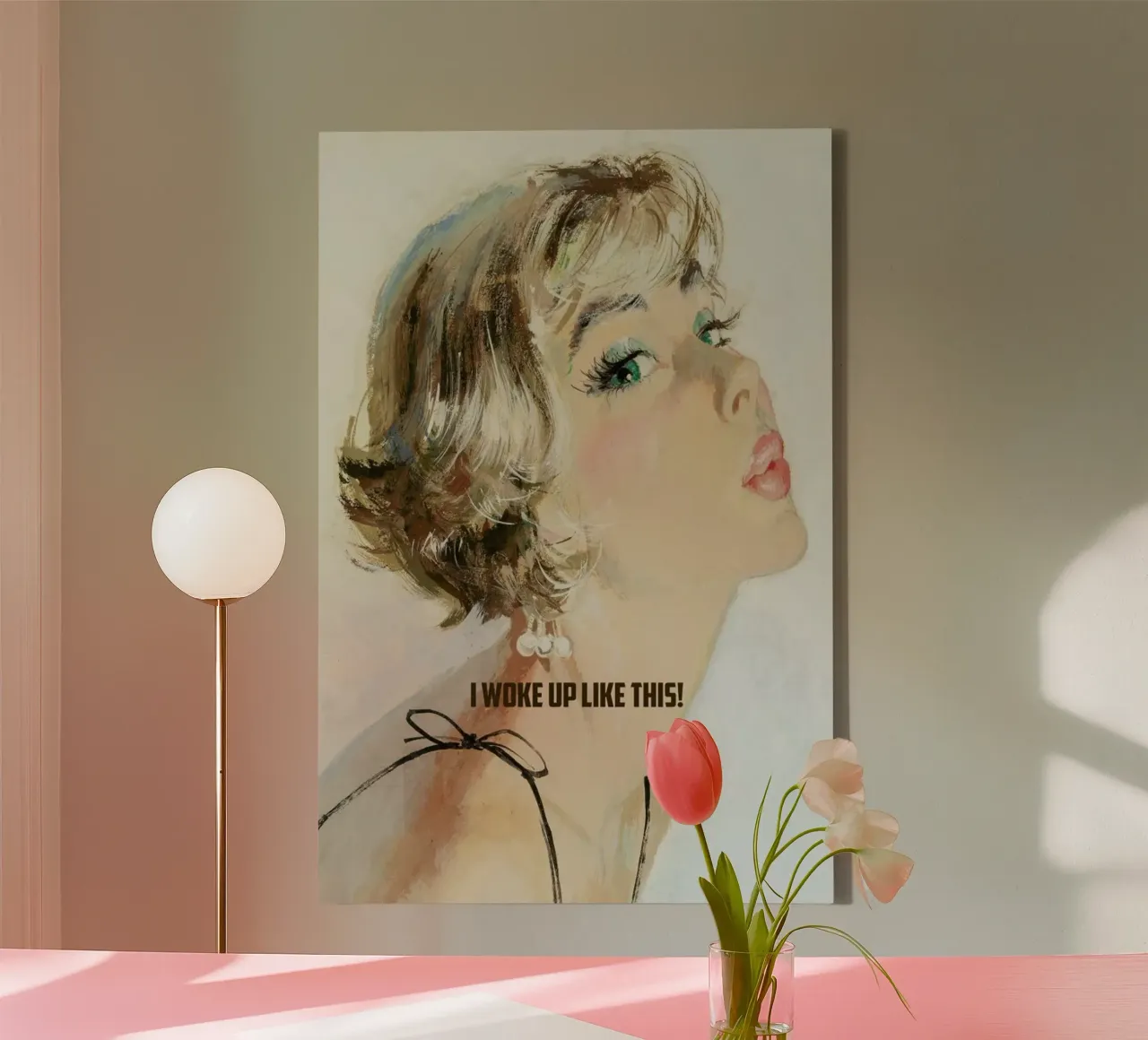 I Woke Up Like This tela con Cornice a cassetta da Gallery Print and Art Limited
