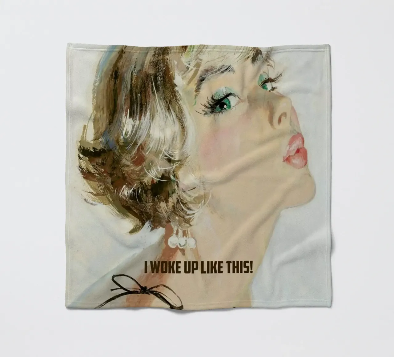 I Woke Up Like This coperta in pile da Gallery Print and Art Limited