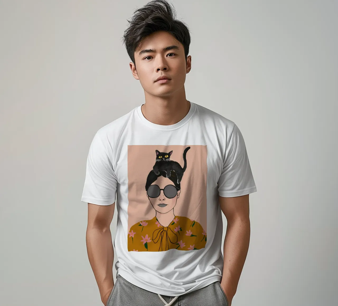 Cappello felino chic t-shirt da Haven Fantasy