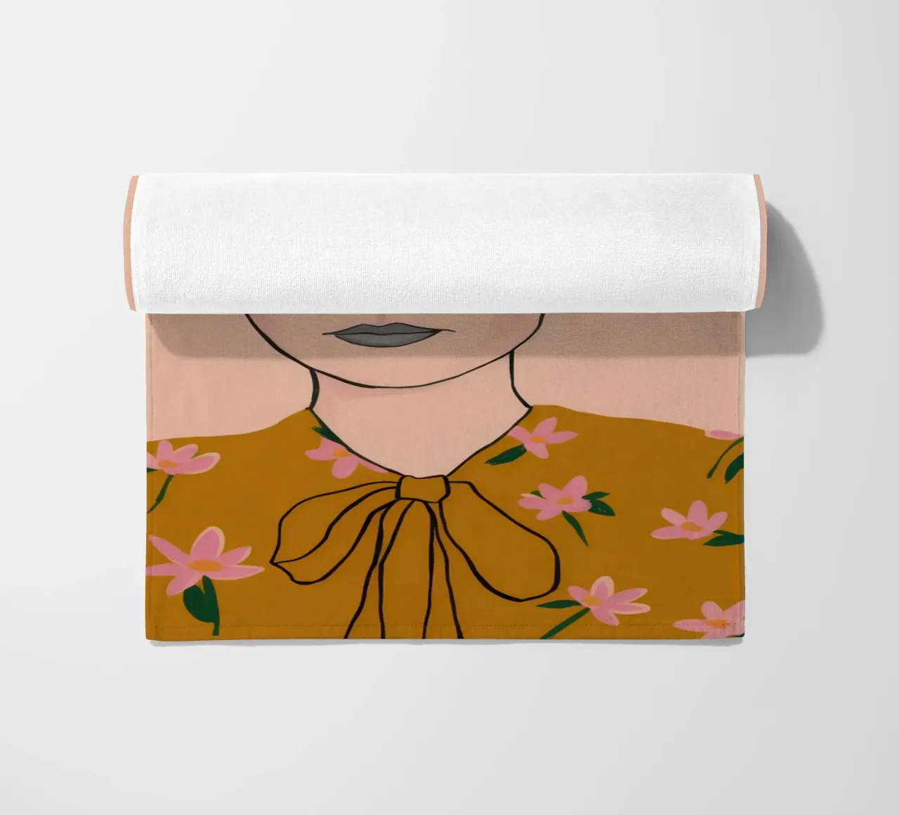 Cappello felino chic telo mare da Haven Fantasy