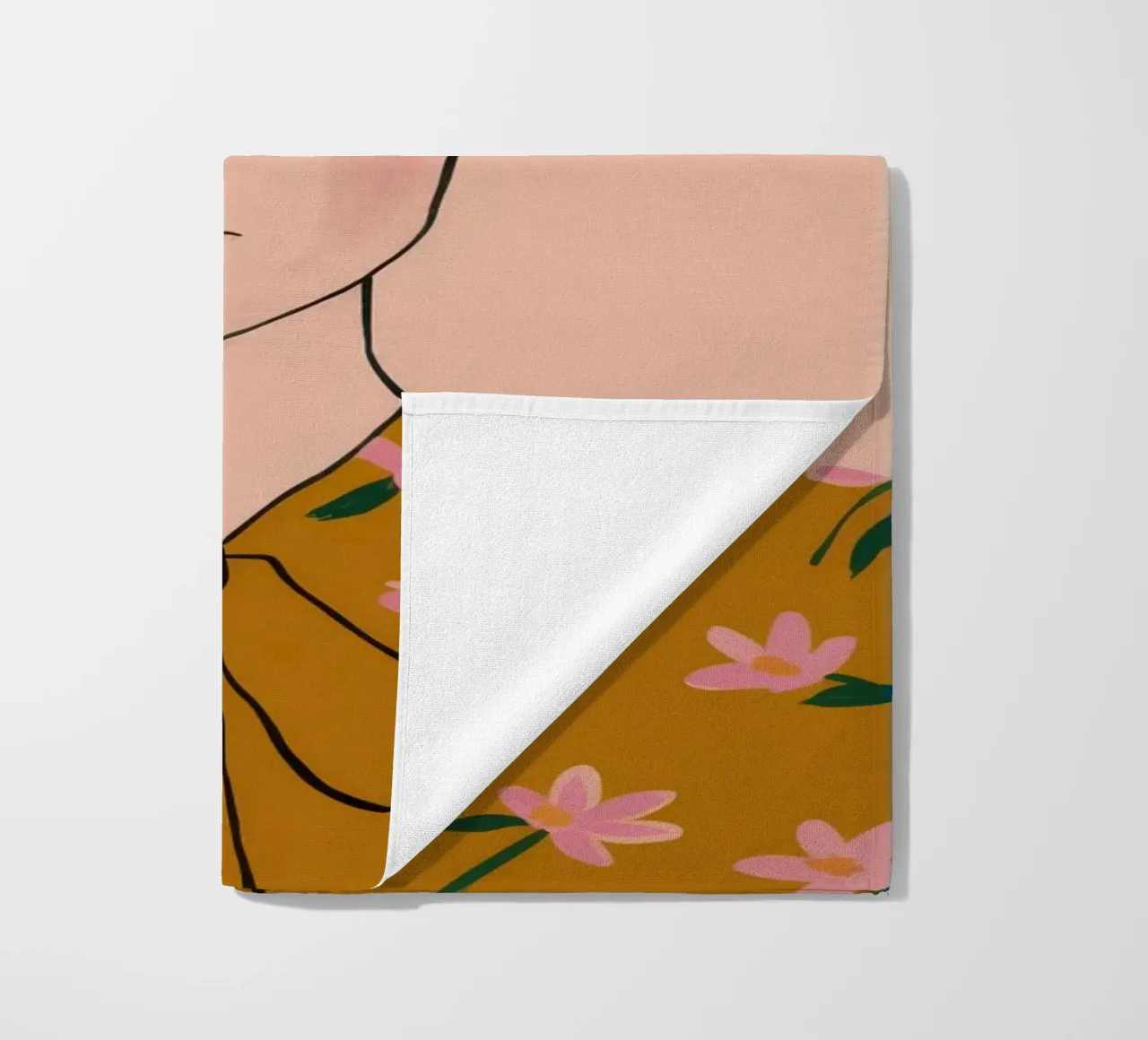 Cappello felino chic telo mare da Haven Fantasy