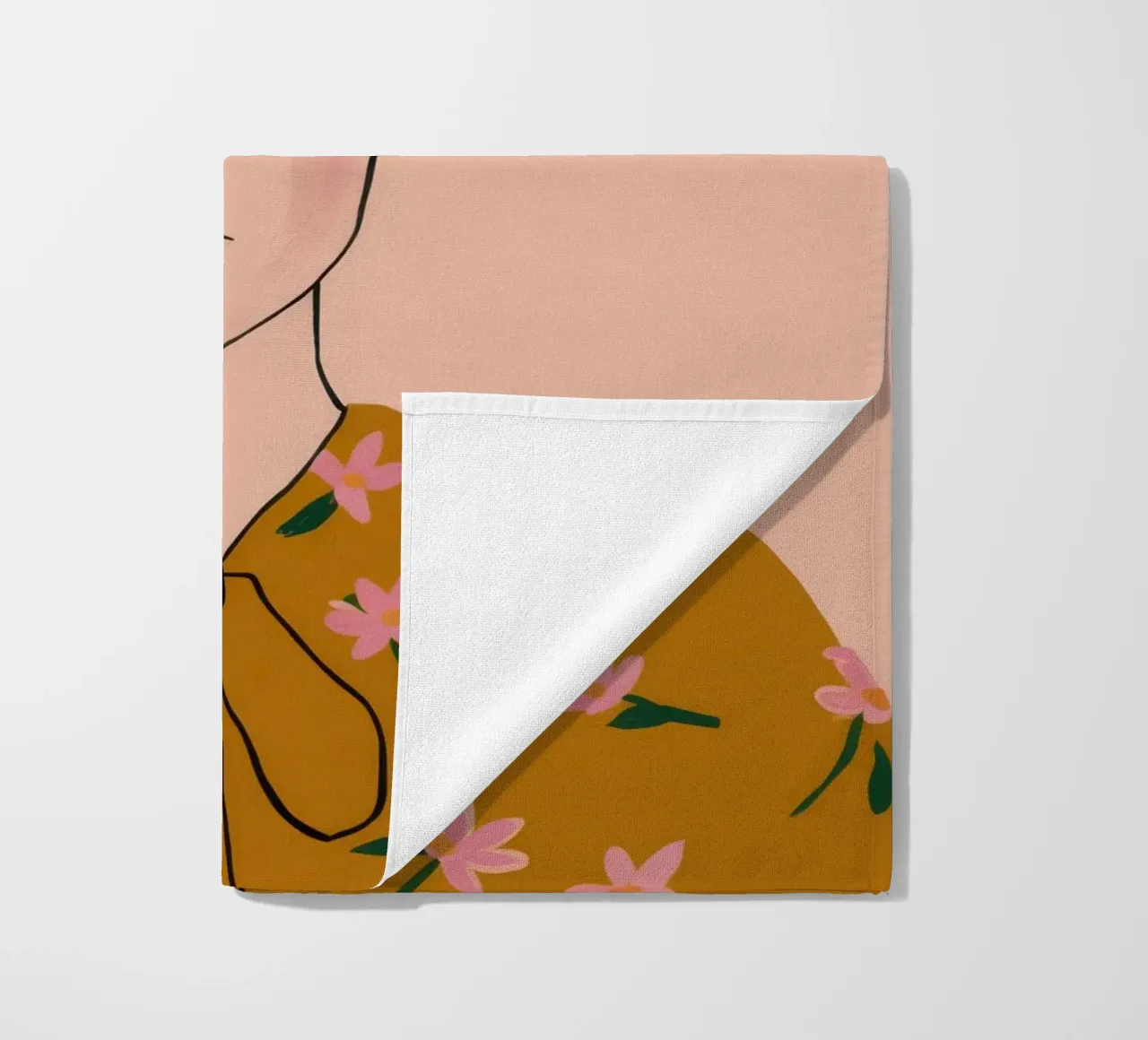 Cappello felino chic telo mare da Haven Fantasy