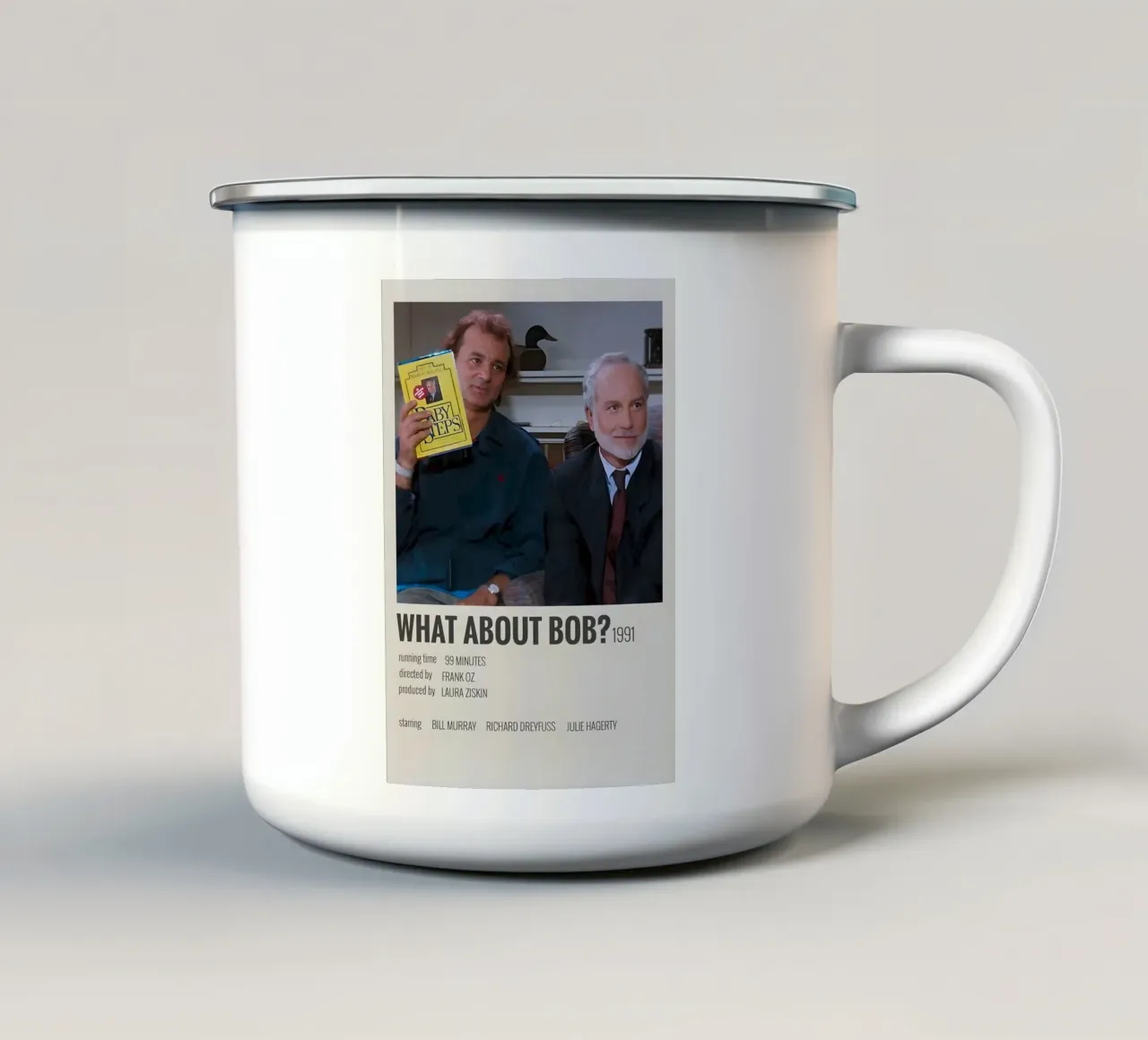 WHAT ABOUT BOB1991 tazza in smalto da MVFminimalist