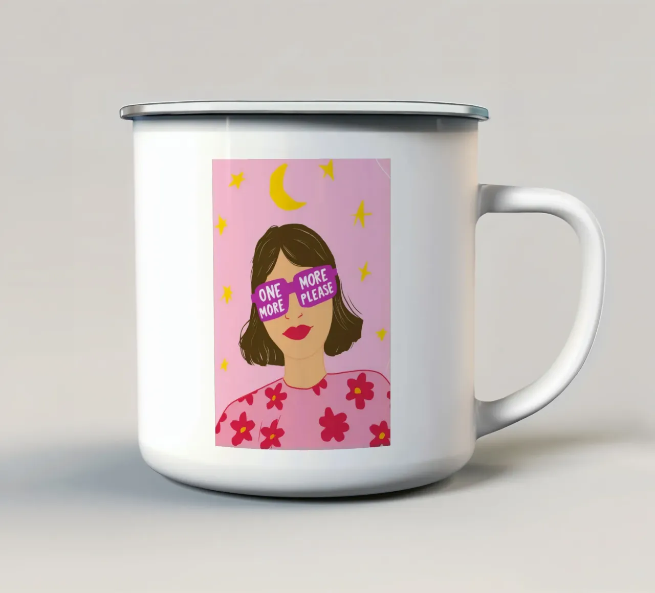 Un altro per favore tazza in smalto da Haven Fantasy