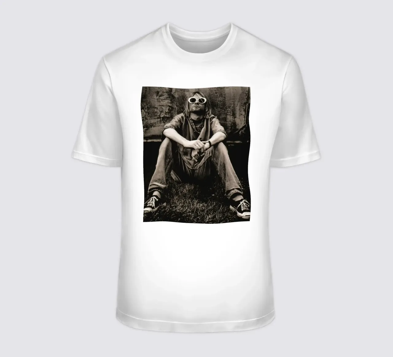 Sunglasses Classic Kurt Cobain t-shirt by Has Fab