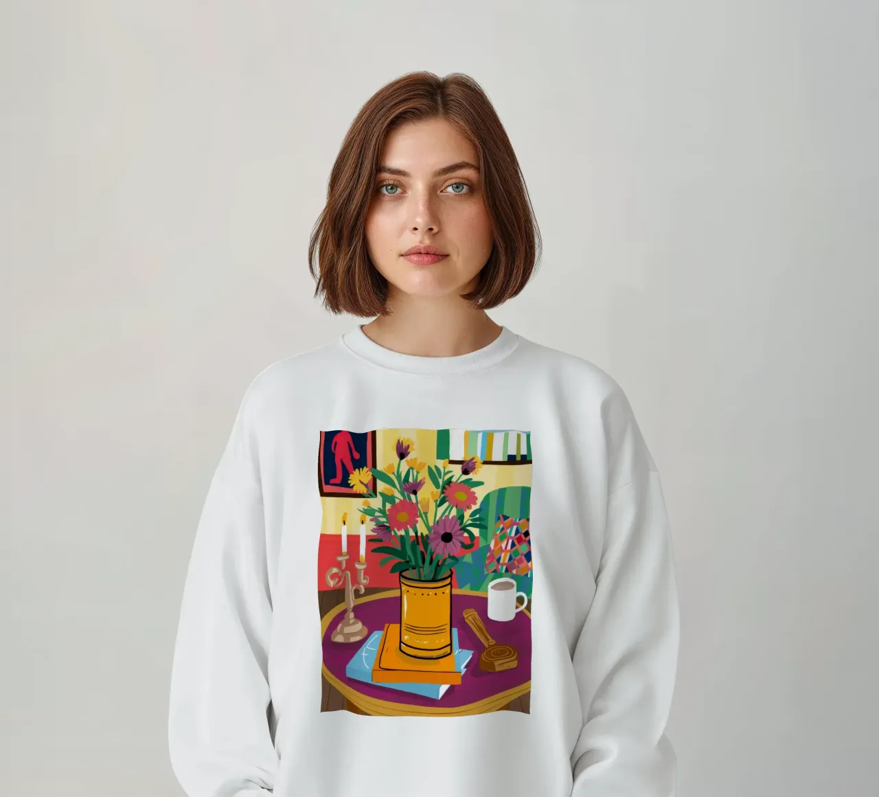 Caffè e fiori felpa da Haven Fantasy