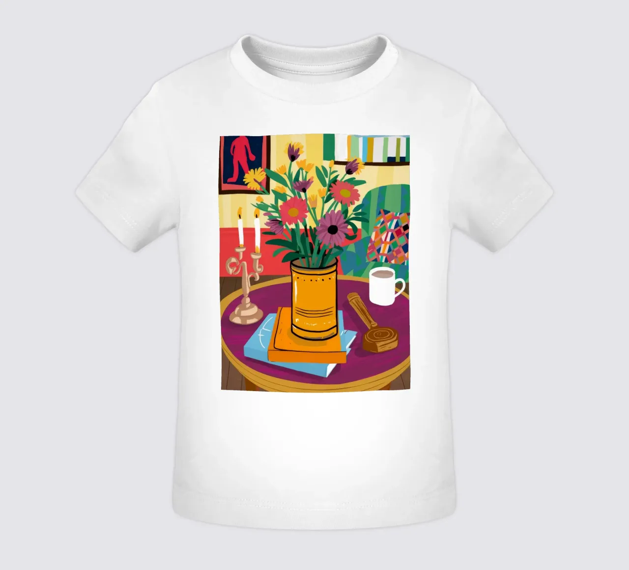Caffè e fiori maglietta neonato da Haven Fantasy