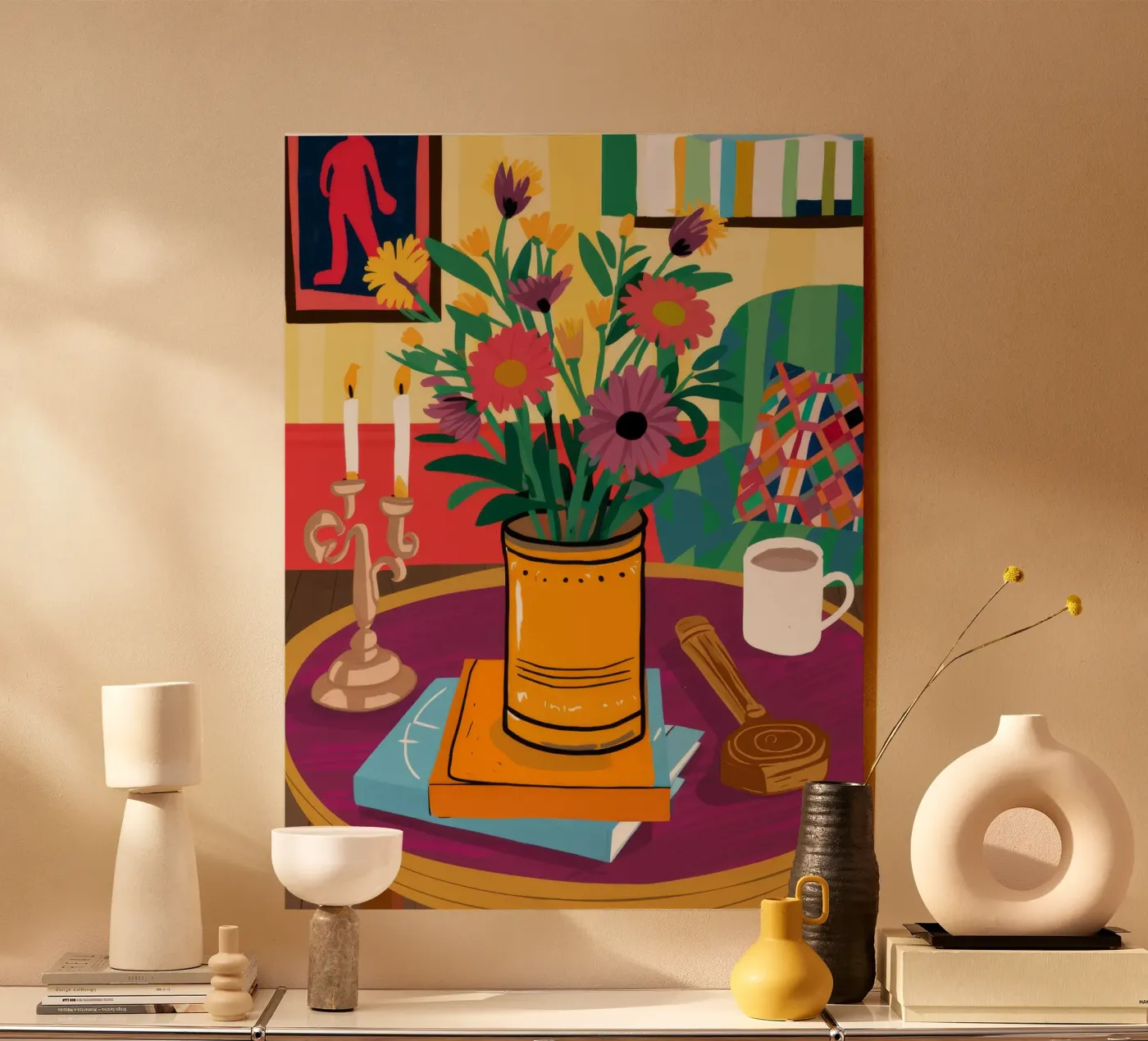 Coffee and Bloom acrylic glass by Haven Fantasy