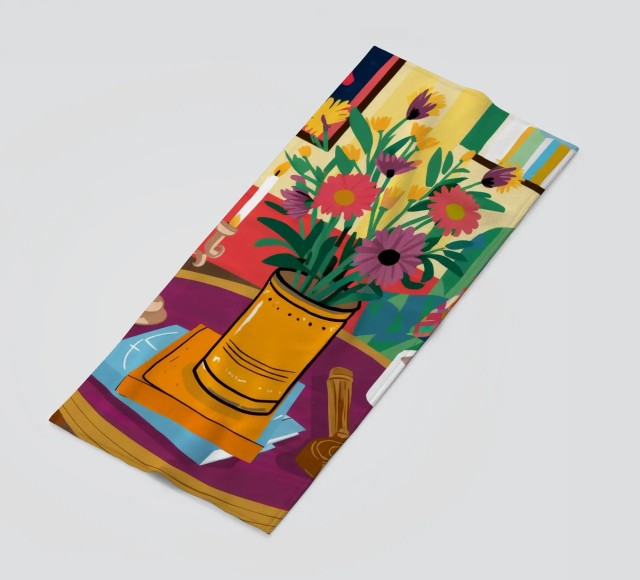 Caffè e fiori telo mare da Haven Fantasy