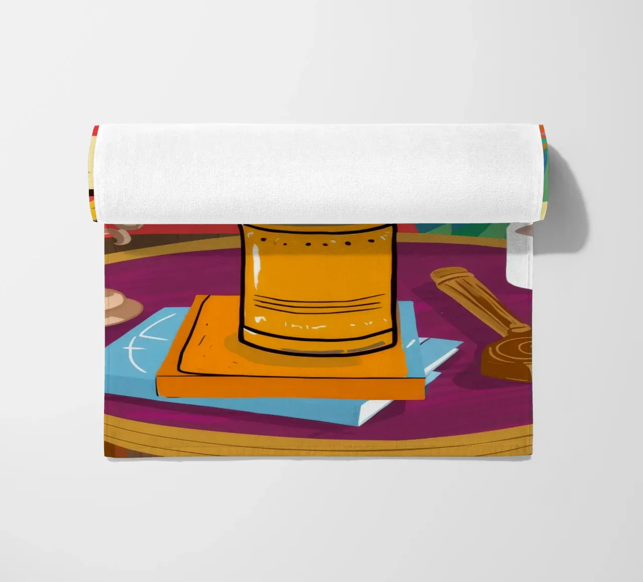 Caffè e fiori telo mare da Haven Fantasy