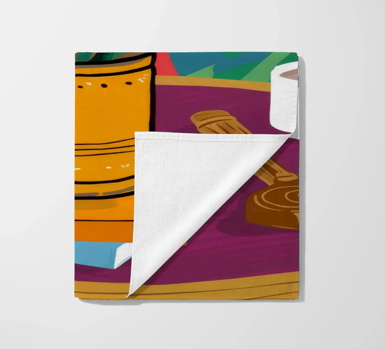 Caffè e fiori telo mare da Haven Fantasy