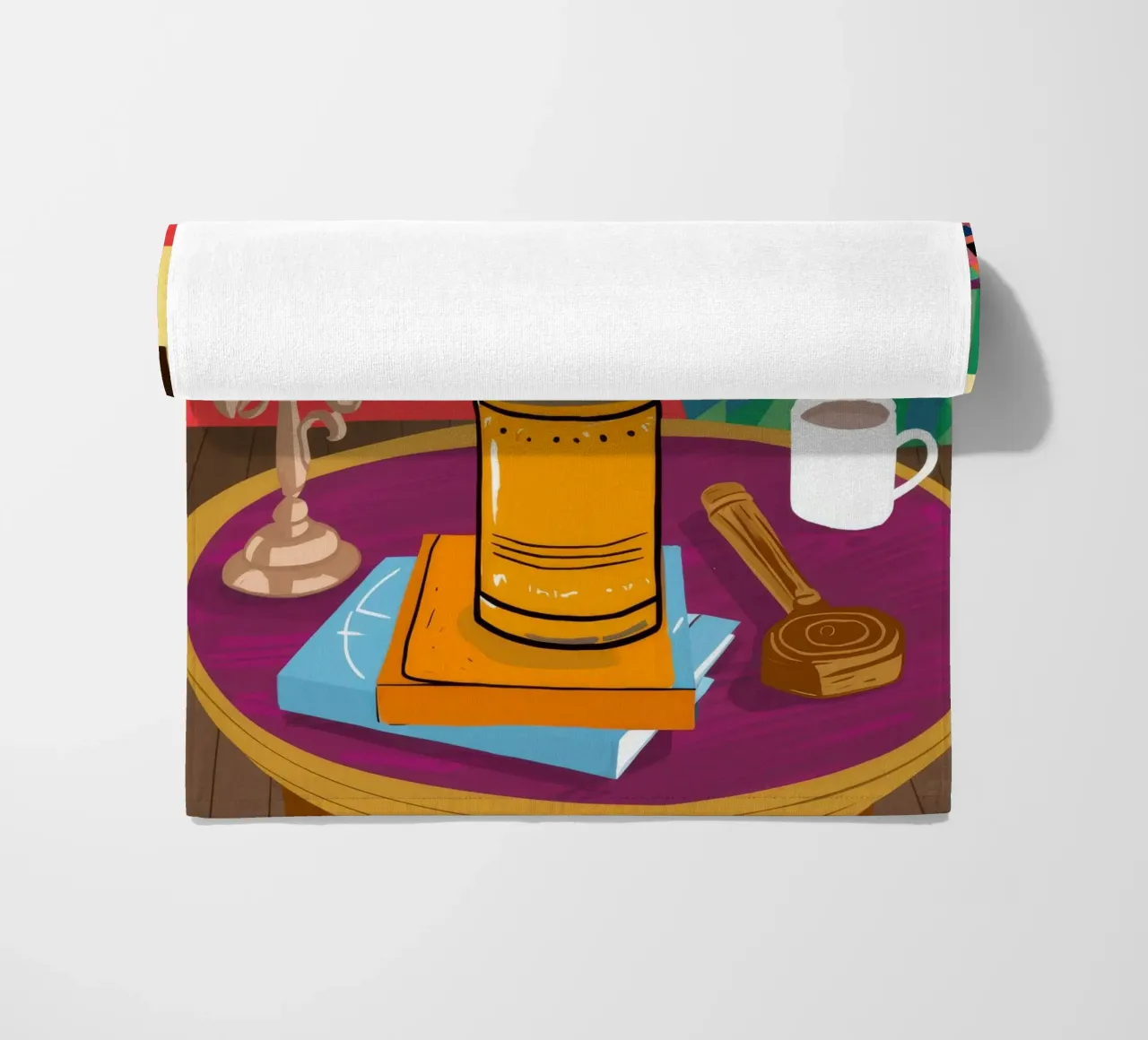 Caffè e fiori telo mare da Haven Fantasy