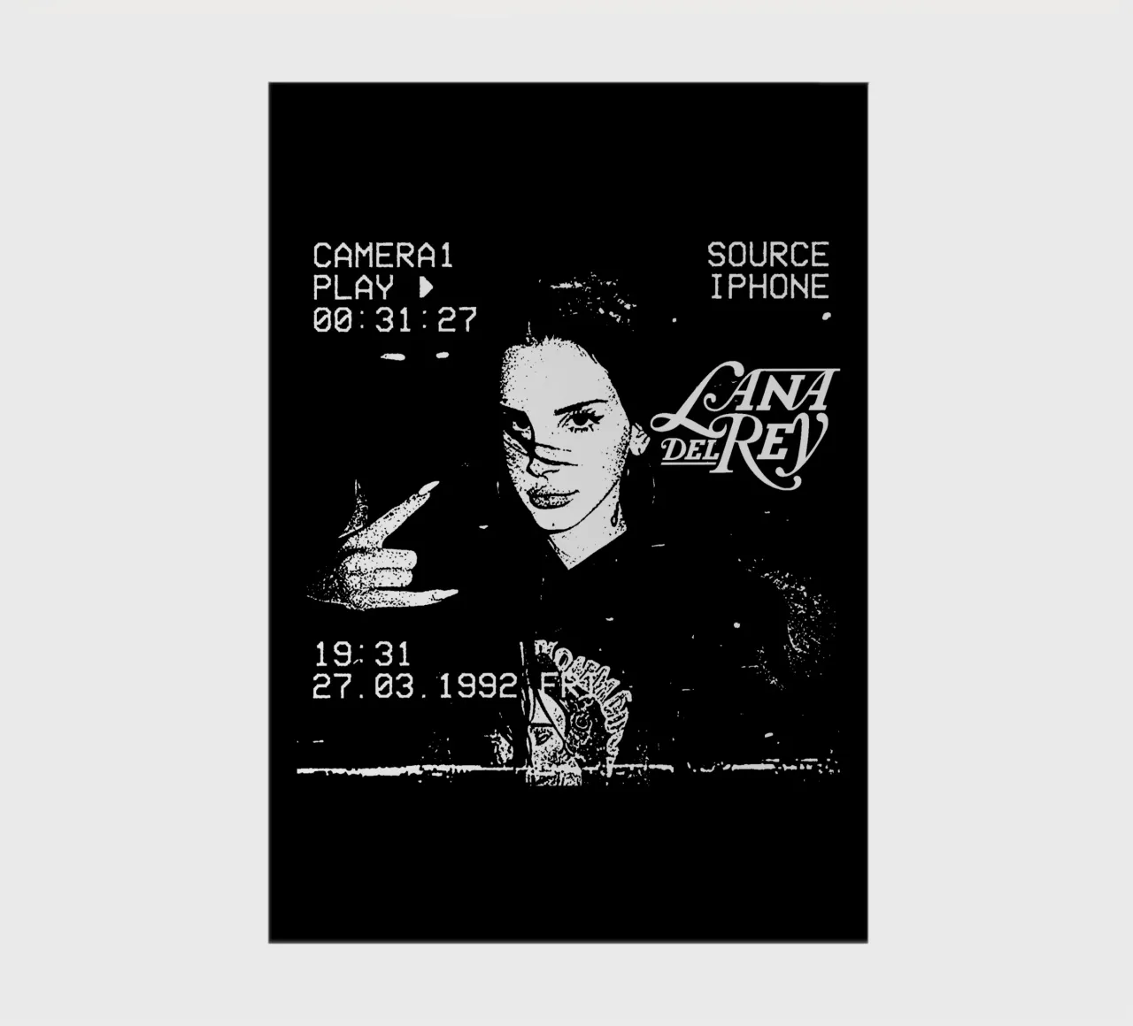 Retro Camera Style - Lana Del Rey diario da https://www.juniqe.com/uk/shop/Henndraws