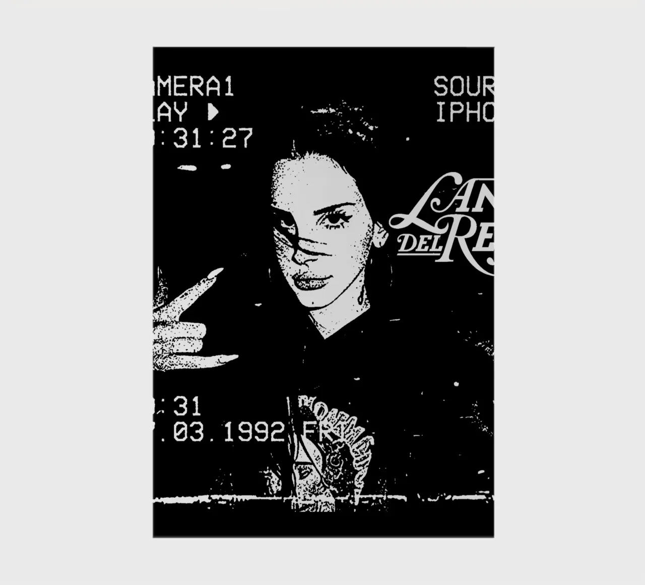 Retro Camera Style - Lana Del Rey diario da https://www.juniqe.com/uk/shop/Henndraws