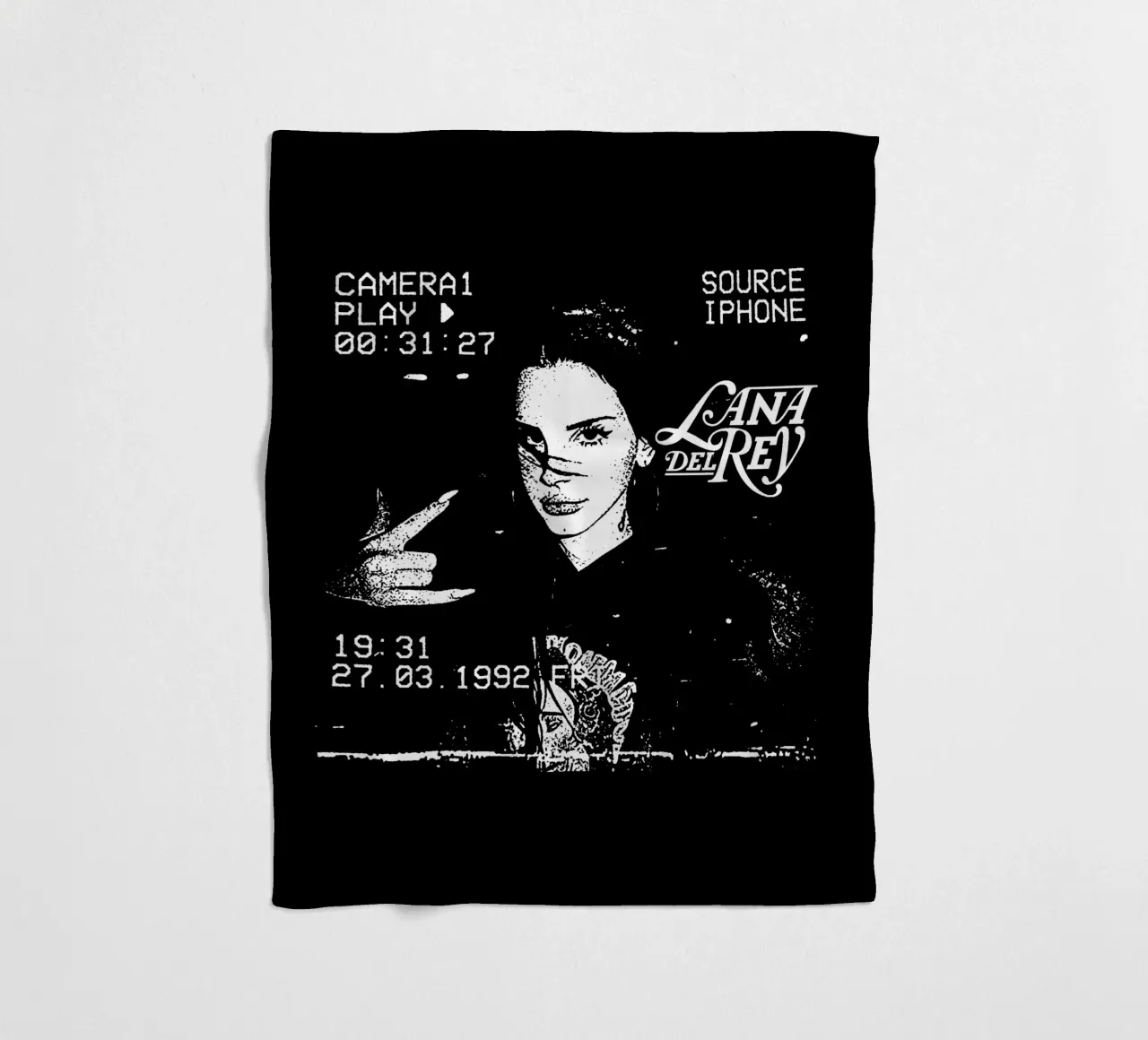 Retro Camera Style - Lana Del Rey coperta in pile da https://www.juniqe.com/uk/shop/Henndraws