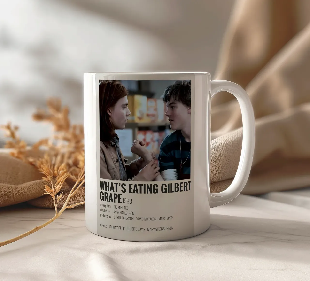 WHAT'S EATING GILBERT GRAPE 1993 tazza in ceramica da MVFminimalist