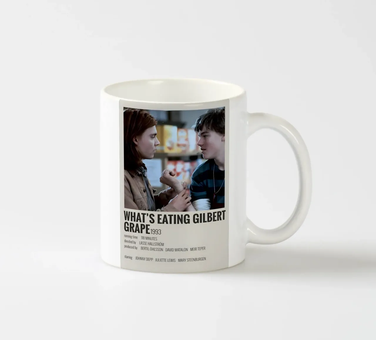 WHAT'S EATING GILBERT GRAPE 1993 tazza in ceramica da MVFminimalist