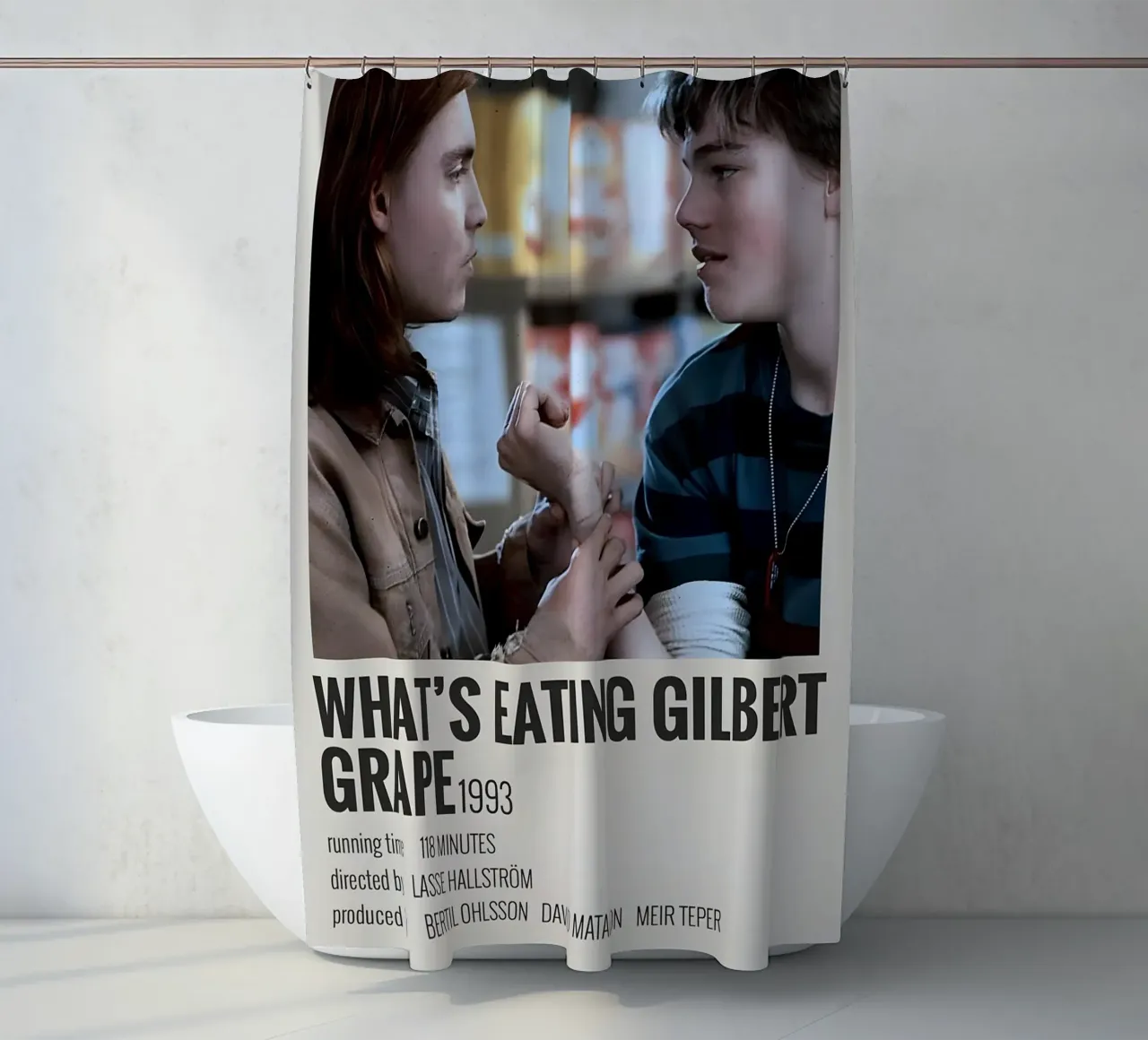 WHAT'S EATING GILBERT GRAPE 1993 tenda da doccia da MVFminimalist