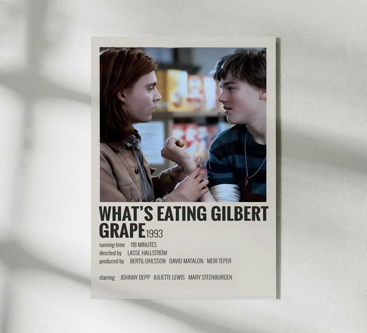 WHAT'S EATING GILBERT GRAPE 1993 plexiglass da MVFminimalist