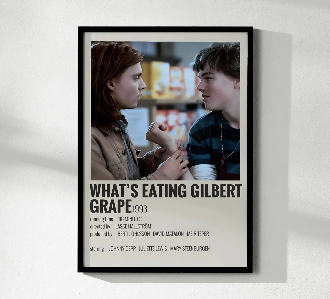 WHAT'S EATING GILBERT GRAPE 1993 carta hahnemühle da MVFminimalist