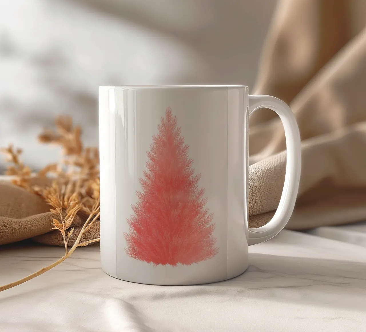 Oh Tannenbaum tazza in ceramica da Kubistika