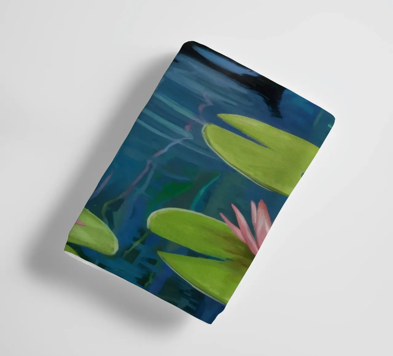 Lily Pad Cat towel by Pale Aura