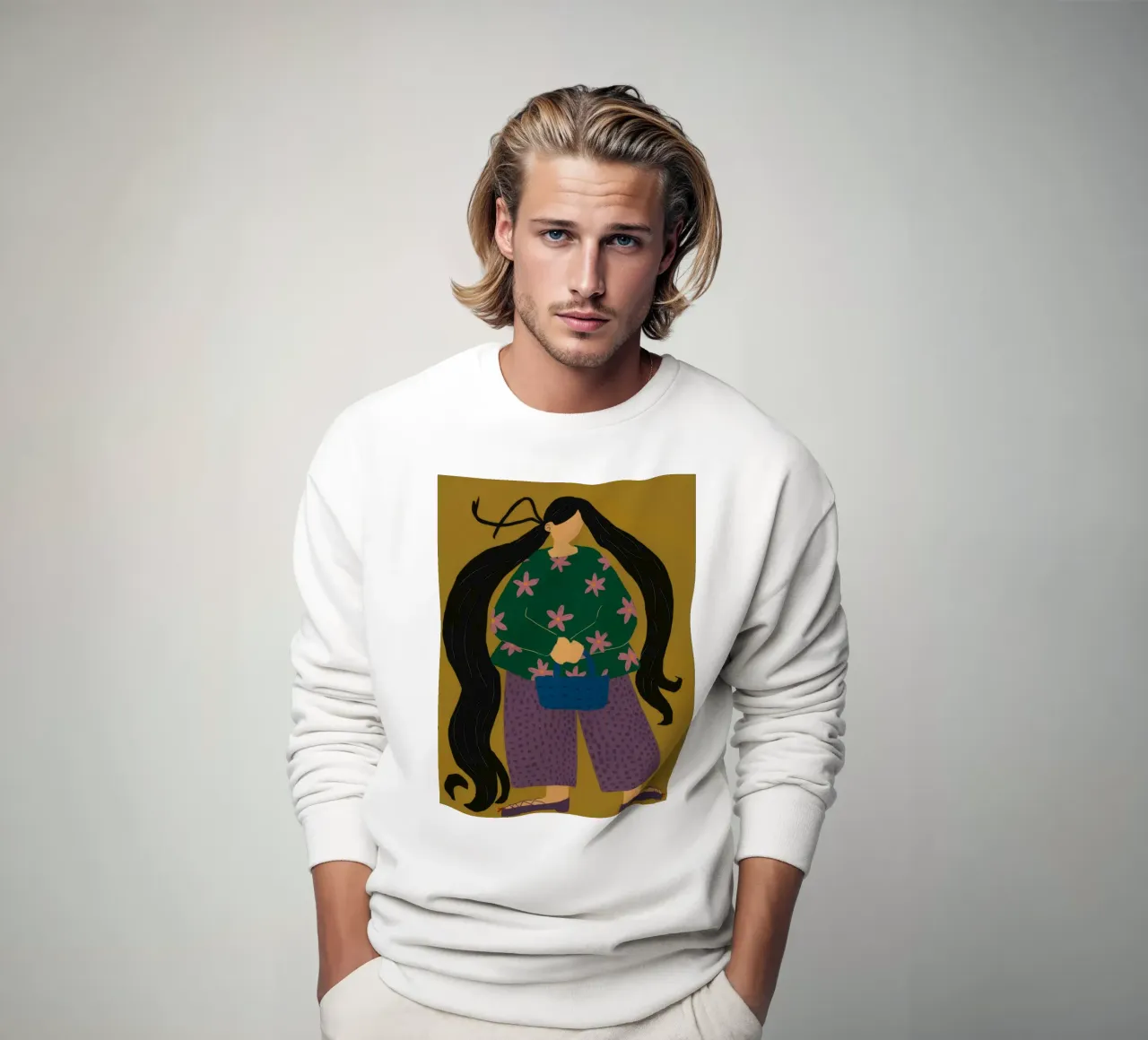 Maglione a stelle verdi felpa da Haven Fantasy