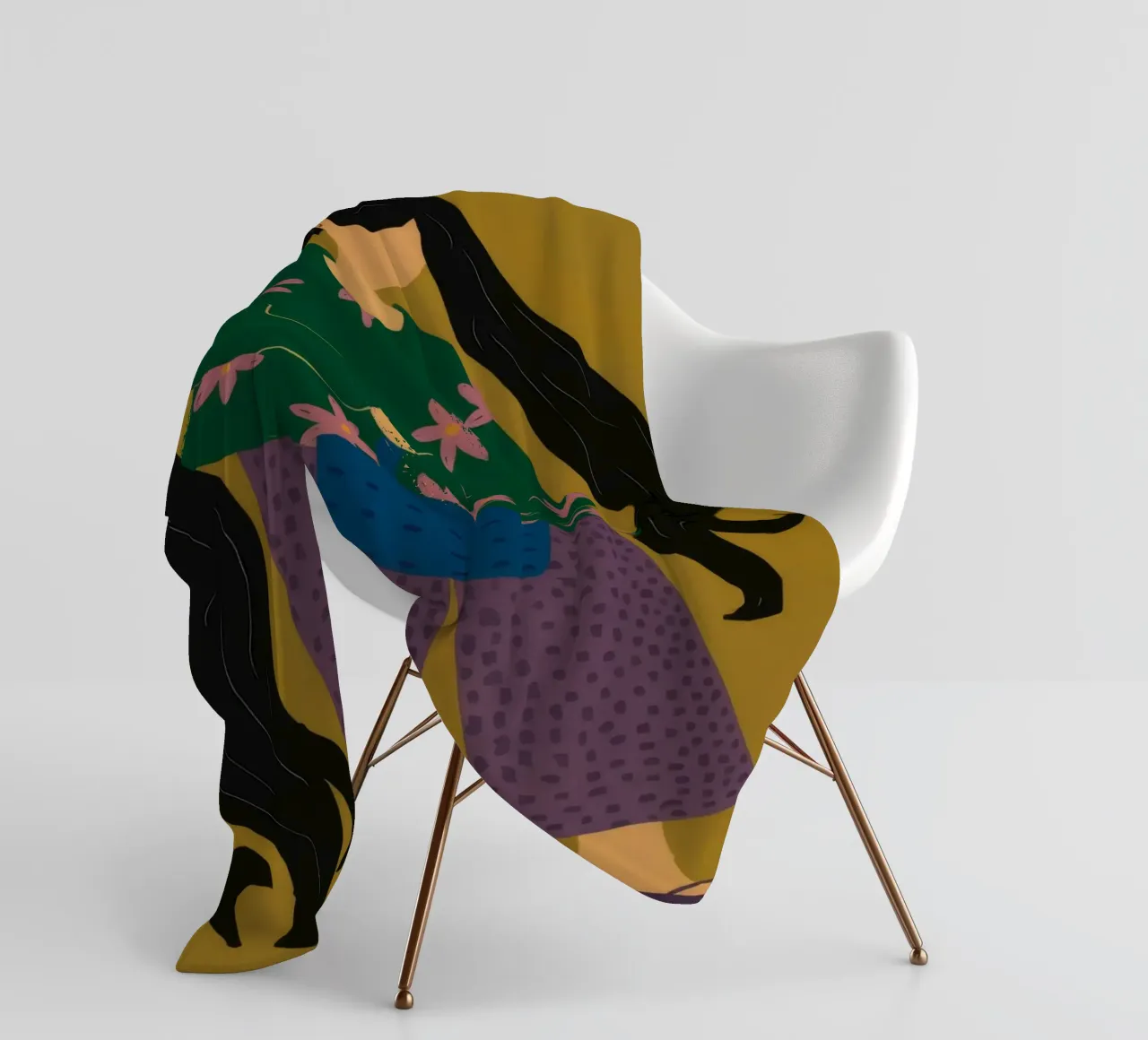 Maglione a stelle verdi coperta in pile da Haven Fantasy