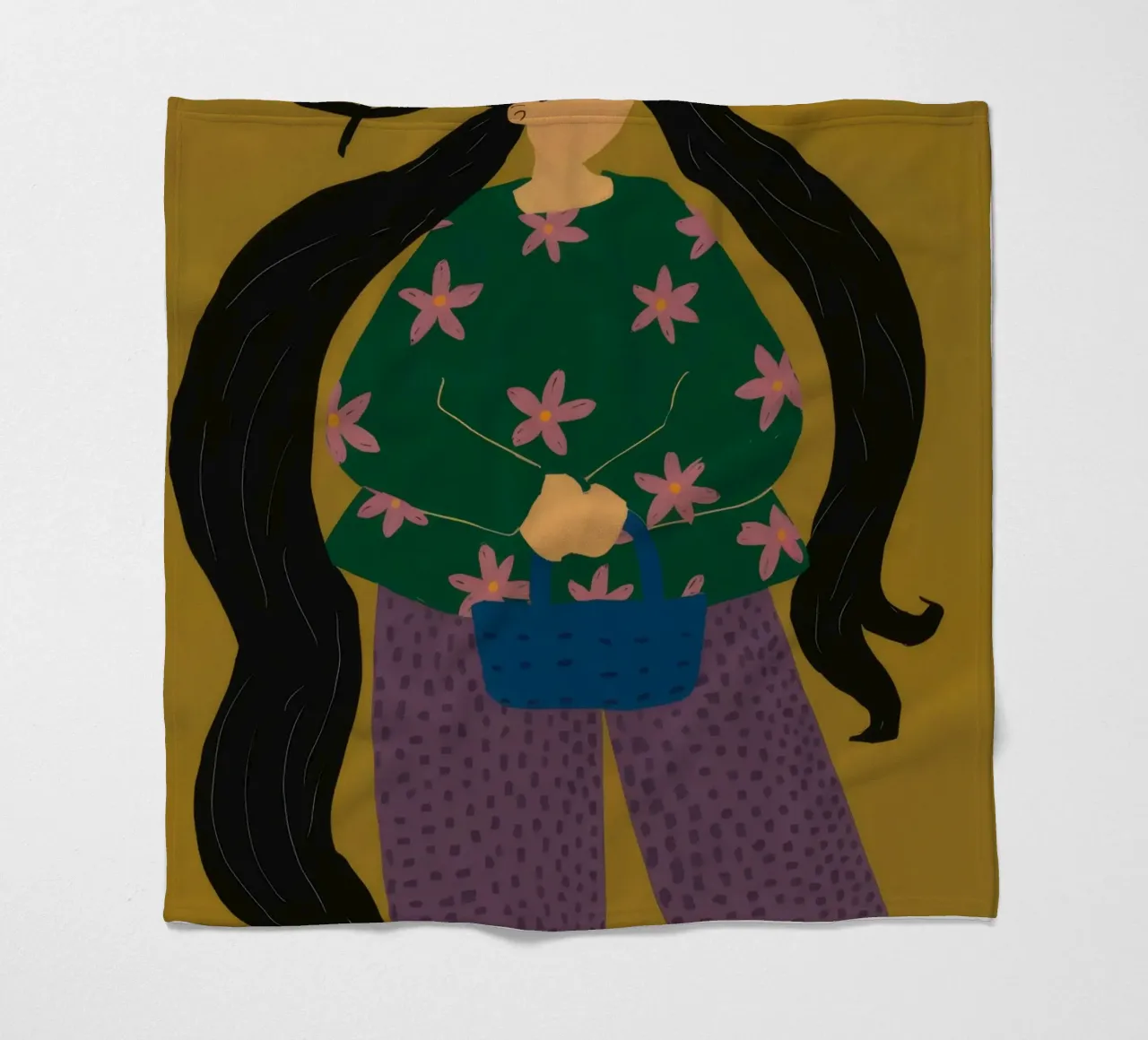 Maglione a stelle verdi coperta in pile da Haven Fantasy