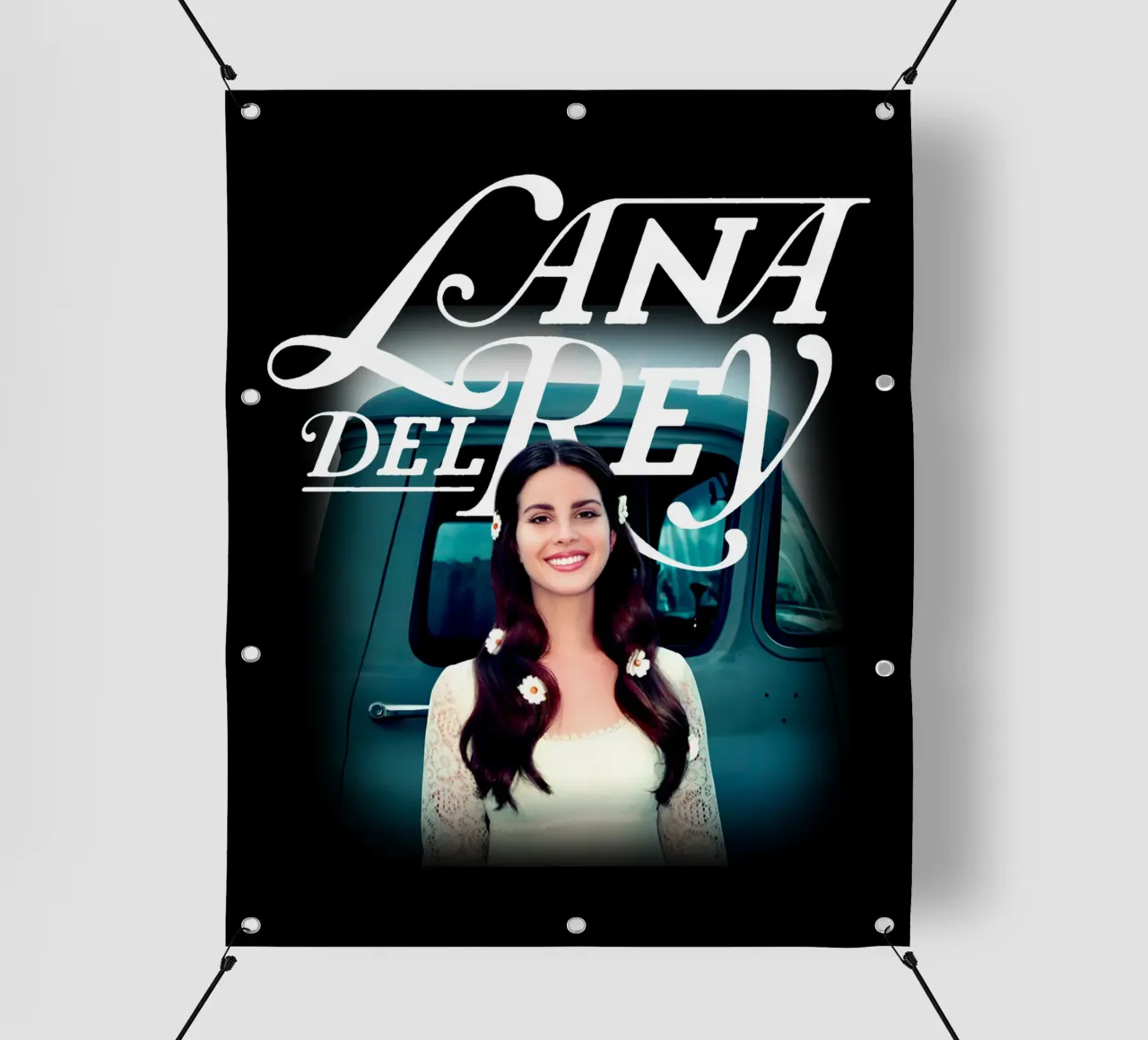 Auto d'epoca - Lana Del Rey telo in pvc da https://www.juniqe.com/uk/shop/Henndraws