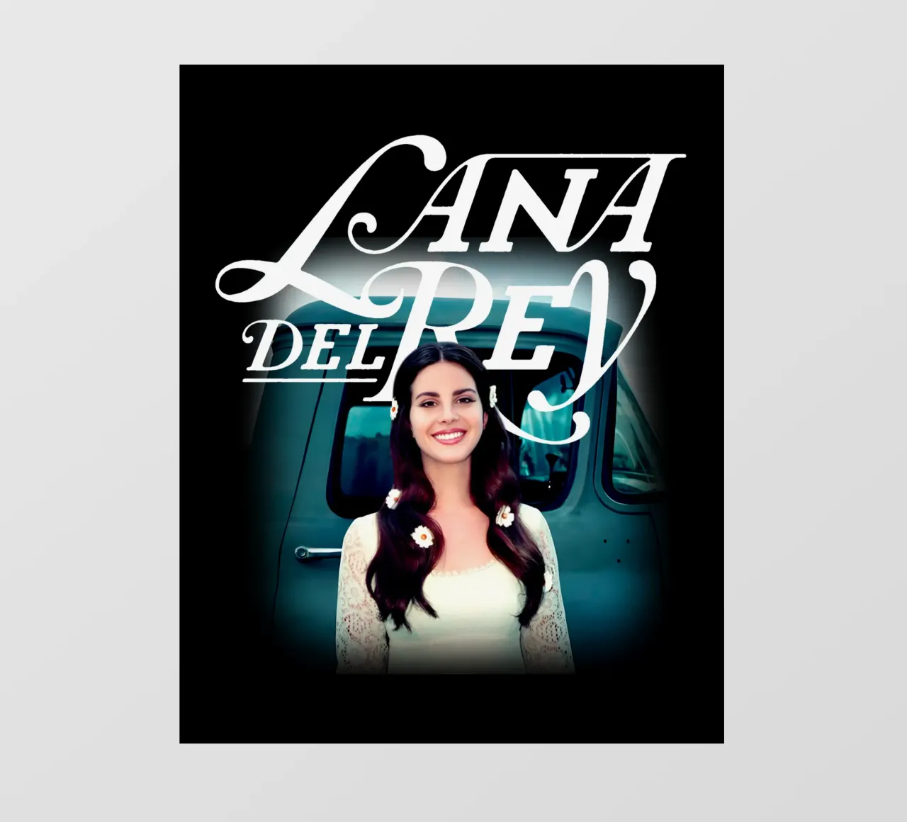 Auto d'epoca - Lana Del Rey telo in pvc da https://www.juniqe.com/uk/shop/Henndraws