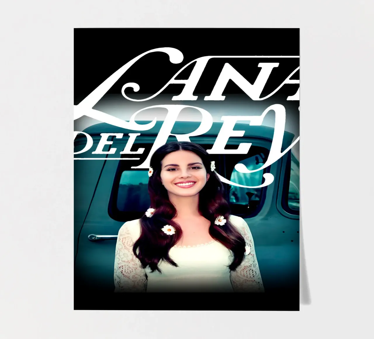 Oldtimer - Lana Del Rey Stickerbogen von https://www.juniqe.com/uk/shop/Henndraws