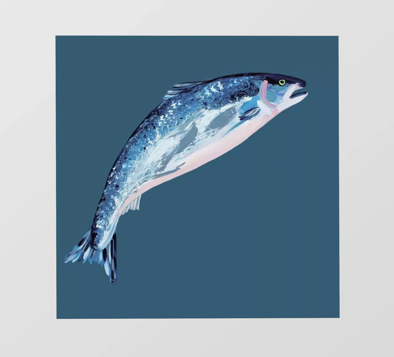 Leaping Salmon telo in pvc da Alice Straker