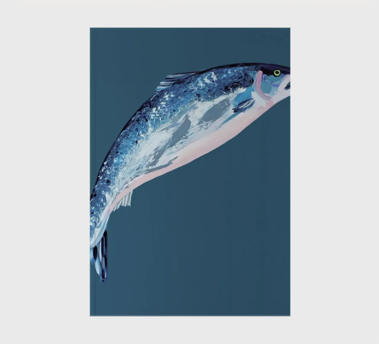 Leaping Salmon carnet de notes de Alice Straker