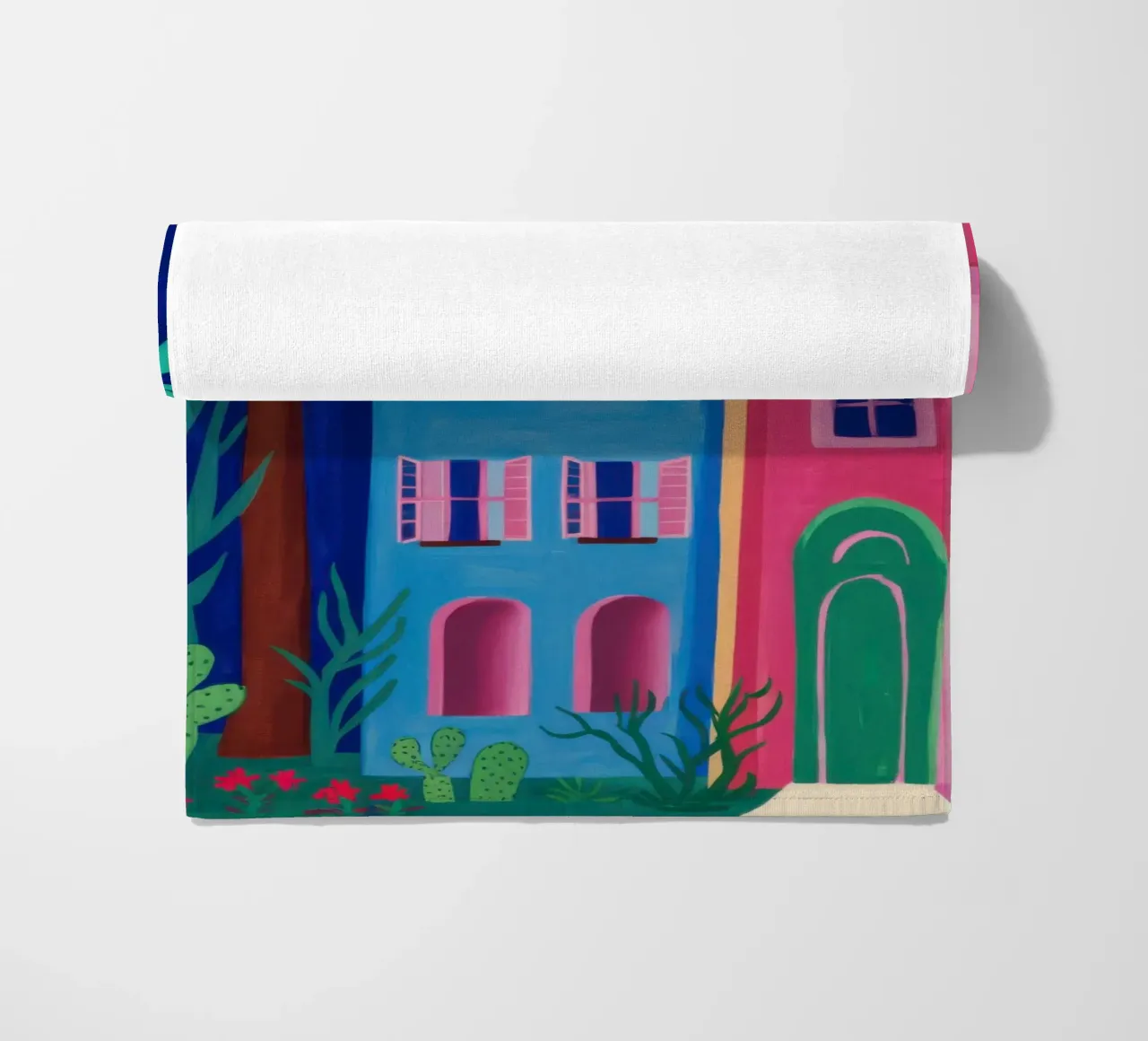 Strada collinare colorata telo mare da Pale Aura