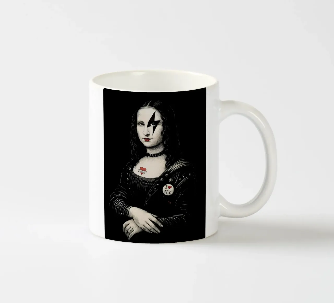 Monna Lisa punk rock tazza in ceramica da 🥝 KIWI STORE