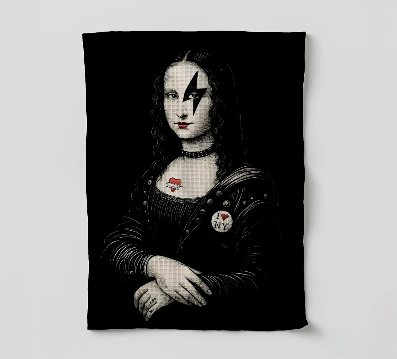 Monna Lisa punk rock canovaccio da cucina da 🥝 KIWI STORE